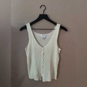 Vintage Express Silk Noil Tank top vest